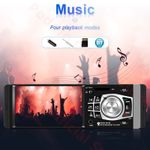 Auto si Moto - Electronice auto - Multimedia auto - MP5 Player Techstar® 4012B, 1DIN, Ecran HD 4.1 inch, Comenzi Volan, Telecomanda, Bluetooth, USB, Negru - Infinity.ro