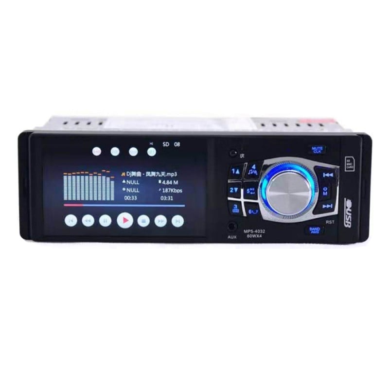 Auto si Moto - Electronice auto - Multimedia auto - MP5 Player Techstar® 4012B, 1DIN, Ecran HD 4.1 inch, Comenzi Volan, Telecomanda, Bluetooth, USB, Negru - Infinity.ro