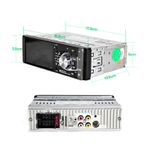 Auto si Moto - Electronice auto - Multimedia auto - MP5 Player Techstar® 4012B, 1DIN, Ecran HD 4.1 inch, Comenzi Volan, Telecomanda, Bluetooth, USB, Negru - Infinity.ro