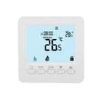 Casa si Gradina - Termice - Centrale termice si accesorii - Accesorii incalzire - Termostat Techstar® TH-06, Ecran Digital, Incastrabil, 16A, 3500W, Alimentare 220V, Senzor Pardoseala, Alb - Infinity.ro
