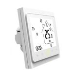 Casa si Gradina - Termice - Centrale termice si accesorii - Accesorii incalzire - Termostat Techstar® Smart TH-20W, Wireless, 16A, 3500W, Google Home, Alexa, Tuya, Senzor Pardoseala, Alb - Infinity.ro