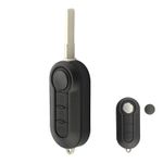 Auto si Moto - Electronice auto - Accesorii electronice auto - Carcasa Cheie Auto Techstar® Fiat 500, Ducato, Bravo, Stilo, Punto, Panda, 3 Butoane - Infinity.ro