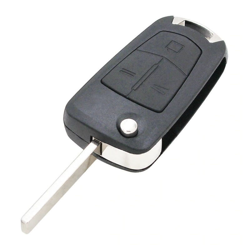 Auto si Moto - Electronice auto - Accesorii electronice auto - Carcasa Cheie Auto Techstar® Opel Astra, Vectra, Signum, Corsa, Meriva, Tigra, 3 Butoane - Infinity.ro