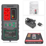 Auto si Moto - Reparatii si depanare - Scule auto - Testere si multimetre - Detector Tester de Relee Auto Wireless Techstar® CNBJ-722, pentru 12V/24V , Compatibil cu Relee 4 si 5 Pini, Afisaj - Infinity.ro