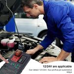Auto si Moto - Reparatii si depanare - Scule auto - Testere si multimetre - Detector Tester de Relee Auto Wireless Techstar® CNBJ-722, pentru 12V/24V , Compatibil cu Relee 4 si 5 Pini, Afisaj - Infinity.ro