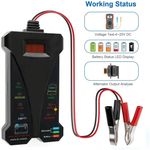 Auto si Moto - Reparatii si depanare - Scule auto - Testere si multimetre - Tester Digital pentru Baterii Auto 12V Techstar® cu Voltmeter si Analizor al Sistemului de Incarcare al Alternatorului - Infinity.ro