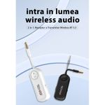 TV, Audio-Video si Foto - Accesorii TV si audio - Cabluri si adaptoare audio - Adaptor Wireless 2 in 1 Receptor si Transmitator Audio TX/RX Techstar® M28 Alb, cu Bluetooth BT 5.3 si Conector Port - Infinity.ro