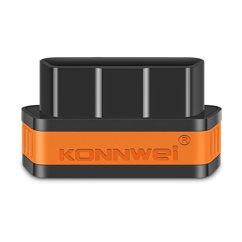Auto si Moto - Reparatii si depanare - Sisteme de diagnoza - Diagnoza auto OBD2 KONNWEI KW901, Bluetooth 5.0, Buton ON-OFF, compatibil Android iOS, ELM 327 OBDII, Negru/Orange - Infinity.ro