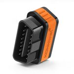 Auto si Moto - Reparatii si depanare - Sisteme de diagnoza - Diagnoza auto OBD2 KONNWEI KW901, Bluetooth 5.0, Buton ON-OFF, compatibil Android iOS, ELM 327 OBDII, Negru/Orange - Infinity.ro