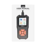 Auto si Moto - Reparatii si depanare - Sisteme de diagnoza - Tester diagnoza auto Techstar® V318, Citire/Stergere coduri de eroare, LCD, Scaner baterie/sistem de incarcare, Test - Infinity.ro