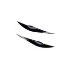 Auto si Moto - Piese auto si accesorii - Piese auto - Tuning - Set 2 Pleoape Faruri Ornamente BMW Seria 3 F30 F31 F32 F33 F36 2011-2018, Negru Lucios - Infinity.ro