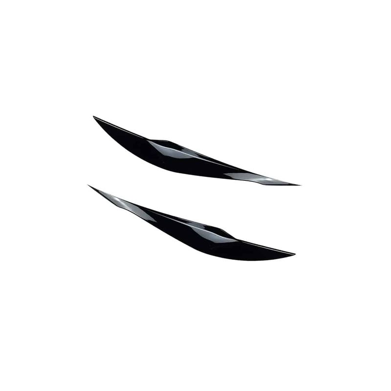 Auto si Moto - Piese auto si accesorii - Piese auto - Tuning - Set 2 Pleoape Faruri Ornamente BMW Seria 3 F30 F31 F32 F33 F36 2011-2018, Negru Lucios - Infinity.ro