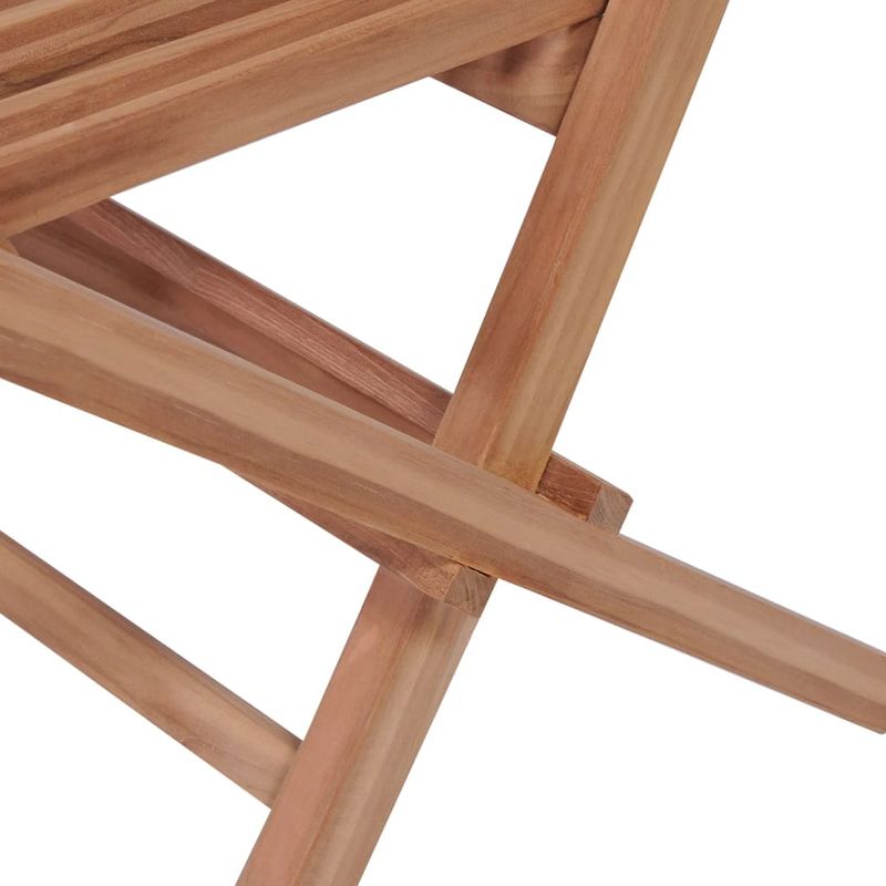 Casa si Gradina - Gradina si terasa - Mobilier exterior - Seturi mobila gradina - Set mobilier exterior cu scaune pliabile, 11 piese, lemn de tec - Infinity.ro