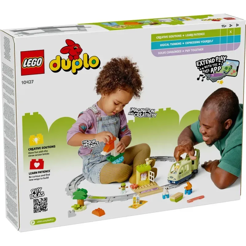 Jucarii, Copii si Bebe - Jucarii si jocuri - Seturi de constructie si cuburi - Seturi de constructie - Lego Duplo Tren De Aventura Interactiv 10427 - Infinity.ro