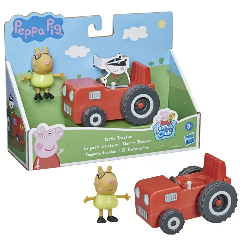 Jucarii, Copii si Bebe - Jucarii si jocuri - Vehicule si jucarii cu telecomanda - Masinute - Peppa Pig Vehicul Cu Figurina Micul Tractor - Infinity.ro