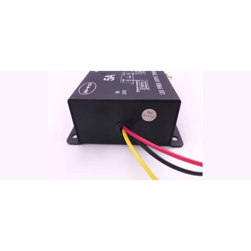Auto si Moto - Reparatii si depanare - Invertoare auto - Convertor 24v in 12v 5 Amperi pentru Camioane, Auto, Tir, Utilaje, coborator de tensiune - Infinity.ro