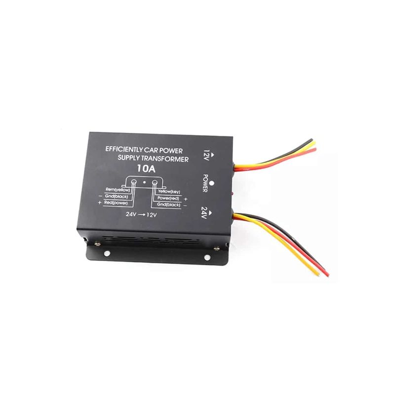 Auto si Moto - Reparatii si depanare - Invertoare auto - Convertor 24v in 12v 10 Amperi pentru Camioane, Auto, Tir, Utilaje, coborator de tensiune - Infinity.ro