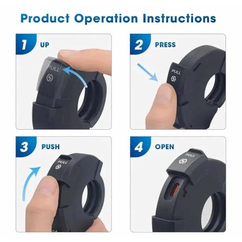 Auto si Moto - Moto - Accesorii moto si consumabile - Incarcator USB pentru Motocicleta SLIM TYPE-C QC3.0 Fast Charging Dual Port USB-A si USB-C pentru Motocicleta ATV Scuter - Infinity.ro