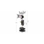 Laptop, Telefoane si Tablete - Telefoane mobile si accesorii - Accesorii Telefoane - Suport si docking telefoane - Suport auto pentru telefon profesional, Negru, Montare pe parbriz sau bord cu ventuza, Reglare 360 grade, Universal - Infinity.ro