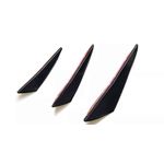 Auto si Moto - Piese auto si accesorii - Piese auto - Tuning - Set 6 Aripioare Ornamente Tuning Auto pentru Bara Fata - Infinity.ro