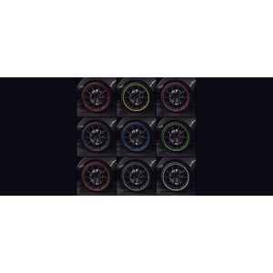 Banda Protectie Jante cu Dublu Adeziv AutoREY® Premium Inele Protectie din Cauciuc, Rola de 8 Metri - Alb