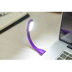 Casa si Gradina - Corpuri si surse de iluminat - Benzi LED - Lampa Portabila USB Pliabila LED Pentru Laptop sau PowerBank – Mov - Infinity.ro