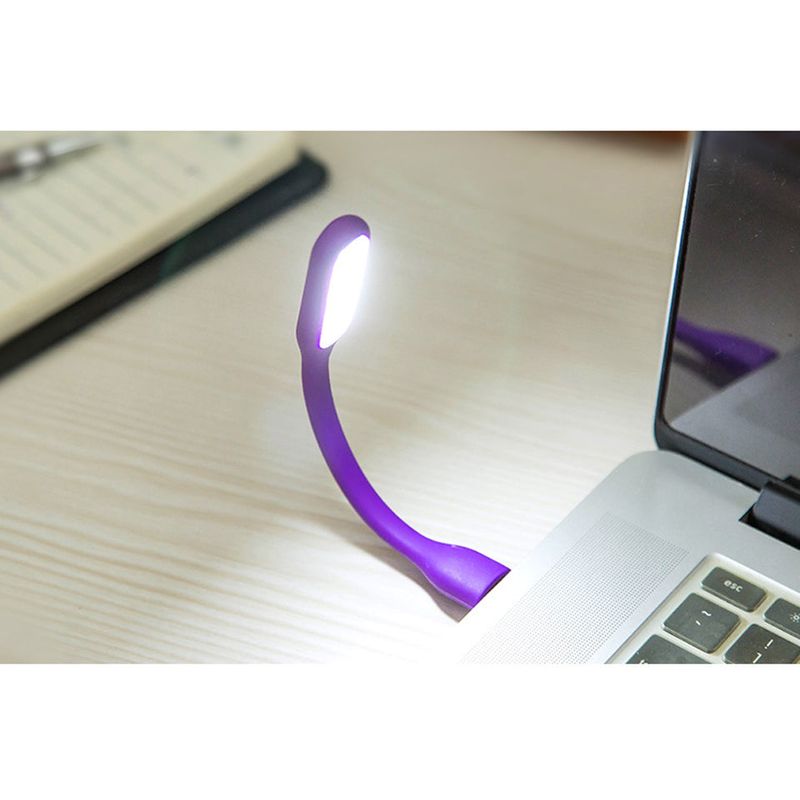 Casa si Gradina - Corpuri si surse de iluminat - Benzi LED - Lampa Portabila USB Pliabila LED Pentru Laptop sau PowerBank – Mov - Infinity.ro