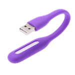 Casa si Gradina - Corpuri si surse de iluminat - Benzi LED - Lampa Portabila USB Pliabila LED Pentru Laptop sau PowerBank – Mov - Infinity.ro