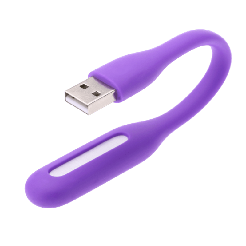 Casa si Gradina - Corpuri si surse de iluminat - Benzi LED - Lampa Portabila USB Pliabila LED Pentru Laptop sau PowerBank – Mov - Infinity.ro