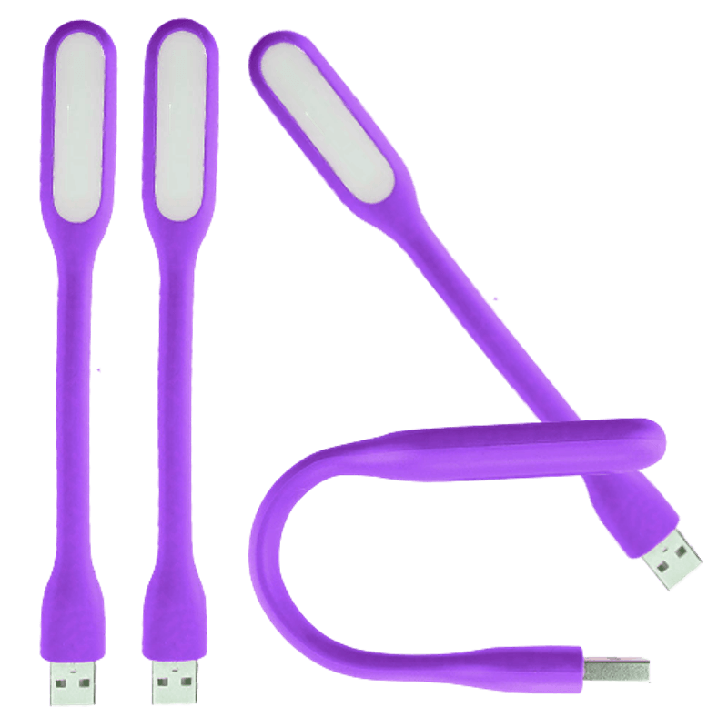 Casa si Gradina - Corpuri si surse de iluminat - Benzi LED - Lampa Portabila USB Pliabila LED Pentru Laptop sau PowerBank – Mov - Infinity.ro