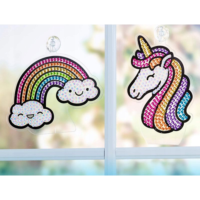 Jucarii, Copii si Bebe - Jucarii si jocuri - Jucarii & jocuri educative - Seturi de artizanat - Set de broderie cu diamante pentru copii, diverse modele, accesorii incluse, multicolor - Infinity.ro