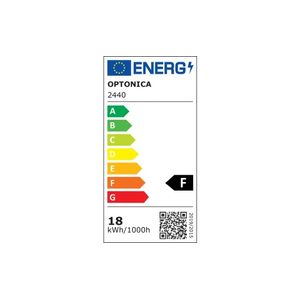 Spot LED 18W, Incastrat, Optonica, 1350lm, Lumina Neutra (4500K), Alb