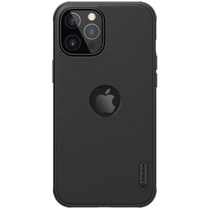 Husa de protectie, Nillkin, Super Frosted Shield, pentru iPhone 12 Pro Max, Negru