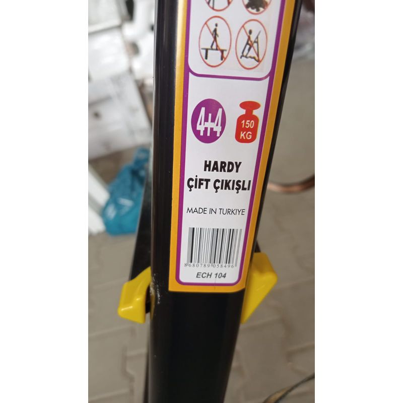 Casa si Gradina - Constructii - Scule de mana si unelte - Scari de lucru - Scara metalica dubla 3 trepte, vopsita, negru - Infinity.ro