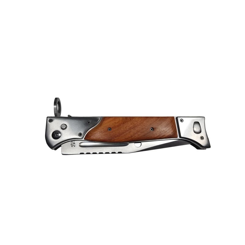 Sport si Outdoor - Camping - Cutite, bricege si accesorii - Accesorii cutite si bricege - Set doua briceaguri de vanatoare, AK-47 Assault, 34 cm,​ teaca inclusa, maro - Infinity.ro