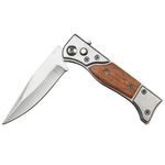 Sport si Outdoor - Camping - Cutite, bricege si accesorii - Cutite si bricege - Set cutit de vanatoare automat 16.5 cm si briceag AK-47, 34 cm, teaca inclusa - Infinity.ro