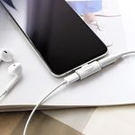 Laptop, Telefoane si Tablete - Telefoane mobile si accesorii - Accesorii Telefoane - Cabluri si adaptoare telefoane - Convertor Audio si Incarcare Lightning Borofone BV6 – Sunet si Alimentare Simultana pentru iPhone 14 13 12 11 Pro Max - Infinity.ro