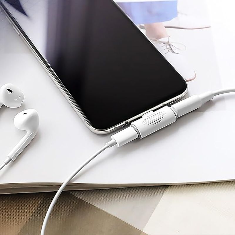 Laptop, Telefoane si Tablete - Telefoane mobile si accesorii - Accesorii Telefoane - Cabluri si adaptoare telefoane - Convertor Audio si Incarcare Lightning Borofone BV6 – Sunet si Alimentare Simultana pentru iPhone 14 13 12 11 Pro Max - Infinity.ro