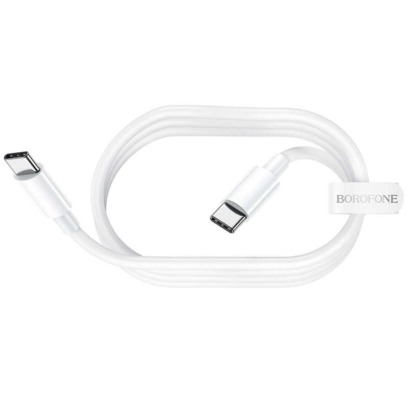 Laptop, Telefoane si Tablete - Telefoane mobile si accesorii - Accesorii Telefoane - Cabluri si adaptoare telefoane - Cablu Date si Incarcare Laptop, Tablet, Smartphone, Putere 100 W, USB Type-C la USB Type-C, Lung 2 m, 5 A, Borofone - Infinity.ro