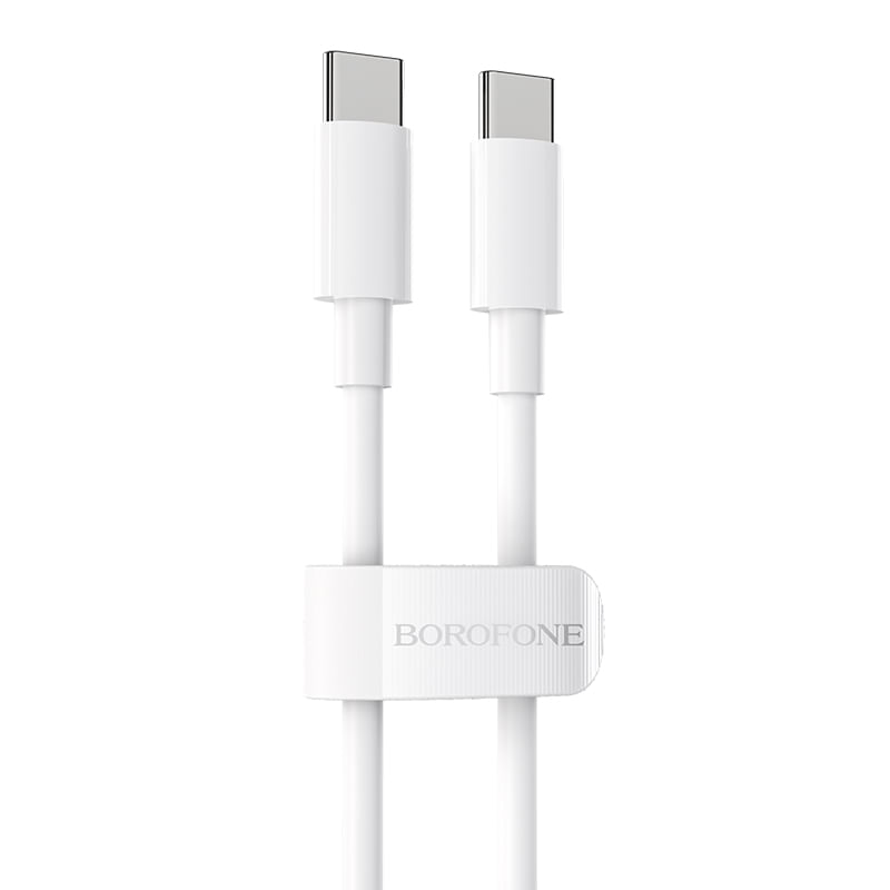 Laptop, Telefoane si Tablete - Telefoane mobile si accesorii - Accesorii Telefoane - Cabluri si adaptoare telefoane - Cablu Date si Incarcare Laptop, Tablet, Smartphone, Putere 100 W, USB Type-C la USB Type-C, Lung 2 m, 5 A, Borofone - Infinity.ro