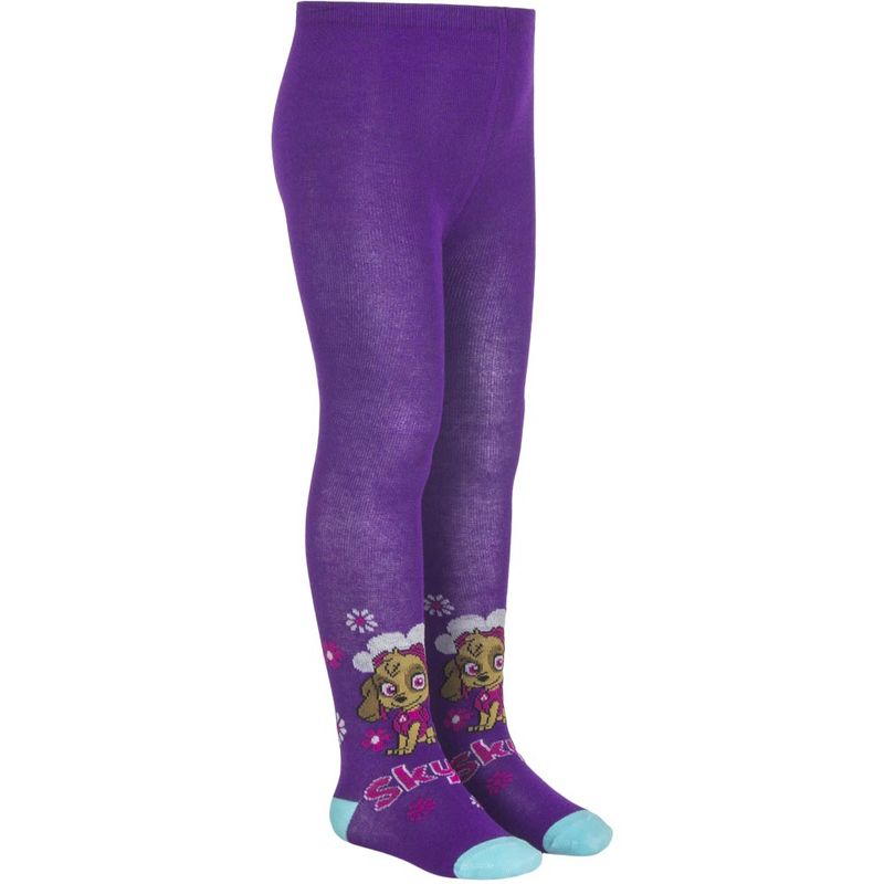 Fashion, accesorii si bijuterii - Copii - Lenjerie si pijamale copii - Sosete si dresuri copii - Ciorapi cu chilot, Patrula Catelusilor, violet, 5/7 ani, 27/30 EU - Infinity.ro