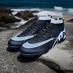 Sport si Outdoor - Echipament Sportiv - Incaltaminte sport - Pantofi sport - Ghete de fotbal copii Sky Wing 9838, cu glezna cusute in varf, pentru teren sintetic culoare negru 36 - Infinity.ro