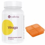 Ingrijire personala si Cosmetice - Sanatate si wellness - Suplimente alimentare - Alte suplimente alimentare - Set supliment si cutie pilule, CaliVita pentru imunitate, Virago 90 tablete CaliVita - Infinity.ro