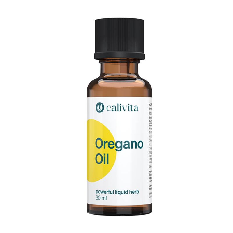 Ingrijire personala si Cosmetice - Sanatate si wellness - Suplimente alimentare - Alte suplimente alimentare - Oregano Oil, Ulei de Oregano Antiviral si Antibacterian (30 ml) - Calivita - Infinity.ro