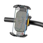 Sport si Outdoor - Ciclism - Accesorii pentru biciclete - Suporturi accesorii biciclete - Suport Telefon Universal, pentru Bicicleta, Motocicleta Scuter si Trotineta (125-175 mm) - Negru / Galben - Infinity.ro