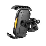 Sport si Outdoor - Ciclism - Accesorii pentru biciclete - Suporturi accesorii biciclete - Suport Telefon Universal, pentru Bicicleta, Motocicleta Scuter si Trotineta (125-175 mm) - Negru / Galben - Infinity.ro