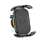 Sport si Outdoor - Ciclism - Accesorii pentru biciclete - Suporturi accesorii biciclete - Suport Telefon Universal, pentru Bicicleta, Motocicleta Scuter si Trotineta (125-175 mm) - Negru / Galben - Infinity.ro