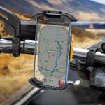 Sport si Outdoor - Ciclism - Accesorii pentru biciclete - Suporturi accesorii biciclete - Suport Telefon Universal, pentru Bicicleta, Motocicleta Scuter si Trotineta (125-175 mm) - Negru / Galben - Infinity.ro