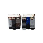 Fashion, accesorii si bijuterii - Copii - Lenjerie si pijamale copii - Sosete si dresuri copii - Set 6 sosete baieti Harry Potter, 23-26 EU, Multicolor - Infinity.ro