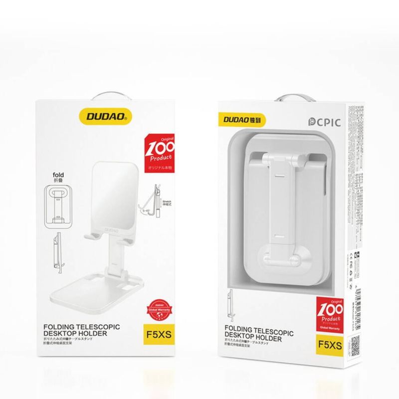 Laptop, Telefoane si Tablete - Telefoane mobile si accesorii - Accesorii Telefoane - Suport si docking telefoane - Suport de Birou, Pliabil, Telescopic si Portabil, pentru Telefon sau Tableta (''4 - ''12 Inch) - Alb - Infinity.ro